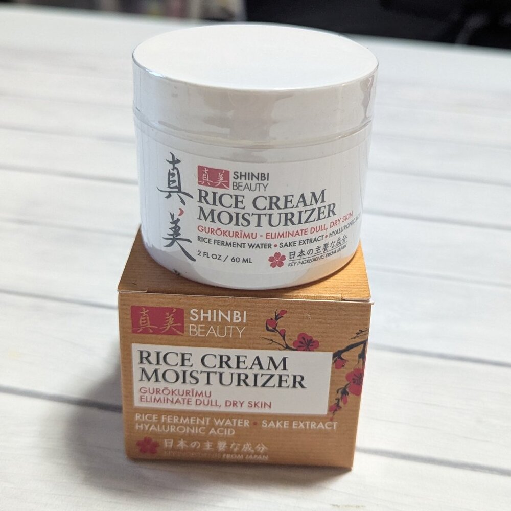 Japanese Skincare Moisturizer for Face - Rice Cream With Rice Ferment + Sake